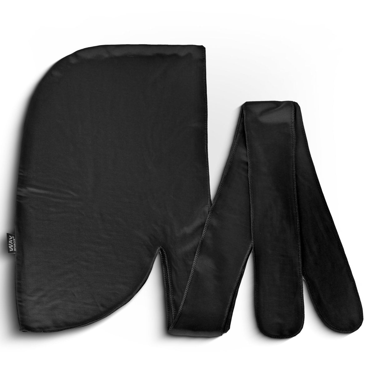 WavEnforcer 106 Snug Fit Do-Rag, Schwarz – Enganliegendes Stirnband für Sport und Alltag