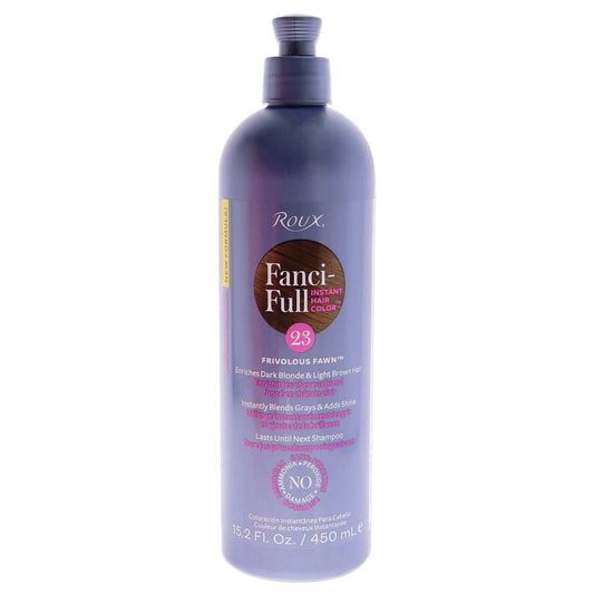 Roux Fanci-Full Instant Hair Color Rinse, 23 Frivolous Fawn – Temporäre Haarfarbe zum Ausgleichen von Tönen und Abdecken von grauem Haar, 15,2 Unzen