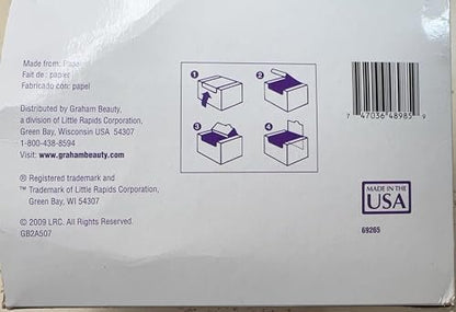 Graham Mega Wrap Streifen-Nachfüllpackungen Schwarz, 6 Packungen mit je 40 Streifen