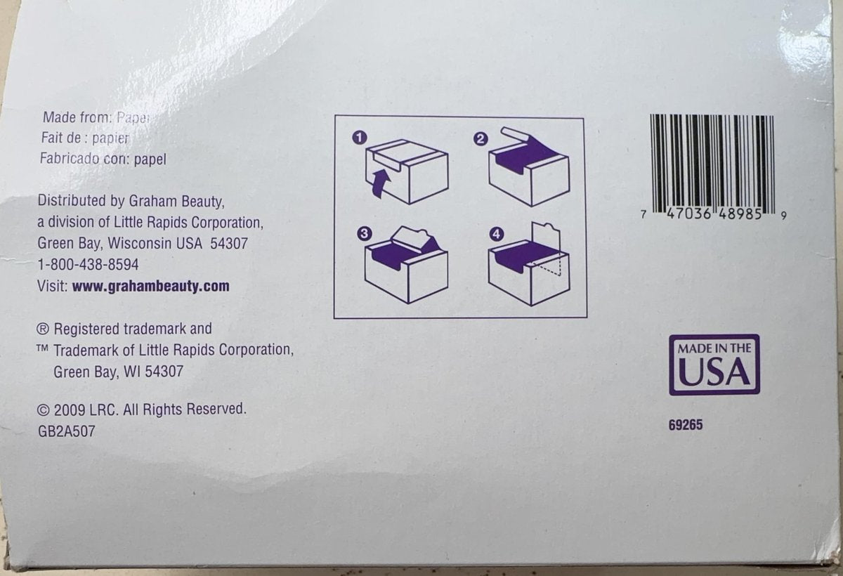 Graham Mega Wrap Streifen-Nachfüllpackungen Schwarz, 6 Packungen mit je 40 Streifen