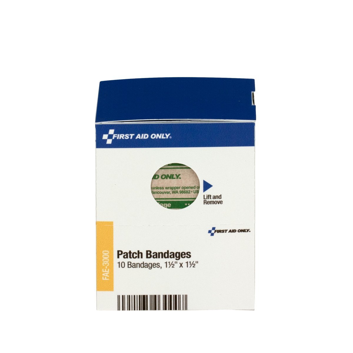 First Aid Only FAE3000 Pflasterverbände, 1,5 x 1,5 Zoll, 10 Stück