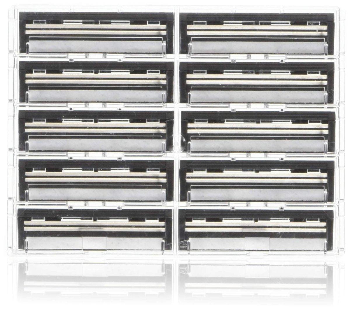 100 Personna Twin 2 (TWIN II) Rasierklingen – Kompatibel mit Gillette Trac 2 System