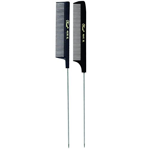 Krest Pintail Kämme 2er-Pack, 4641XL-4630XL – Edelstahl-Haarkämme für präzises Styling
