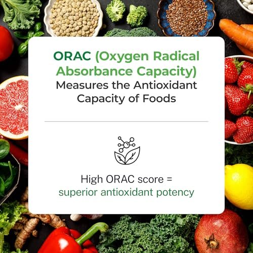 Paradise Herbs ORAC Energy Superfood Kapseln – 42+ Bio & Wildkräuter, Probiotika & Enzyme, 120 Kapseln