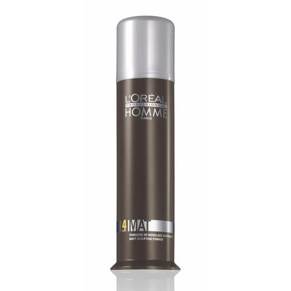 L'Oréal Professionnel Paris Styling Pomade für Männer – Mittlerer Halt und matter Glanz, Stylingcreme für alle Haartypen