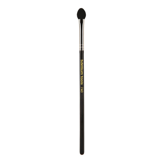 Bdellium Tools Professioneller Make-up-Pinsel - Maestro Serie 740 Schwamm-Applikator - Mit weichem Rubycell-Schaum für makellosen Lidschattenauftrag (Schwarz, 1 Stück)