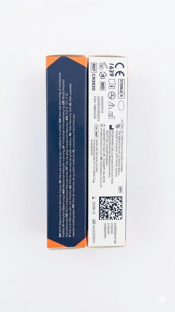Activon Medical Grade 100% Manuka Honig Gel – Natürliche Wundheilung, 0,9 Unzen (1er-Pack)