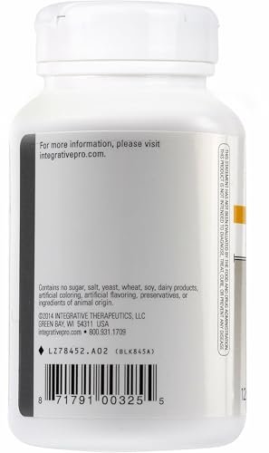 Integrative Therapeutics Fiber Formula – Ballaststoffpräparat für gesunde Verdauung und Darmflora – 120 Kapseln (24 Portionen) – vegan & laktosefrei