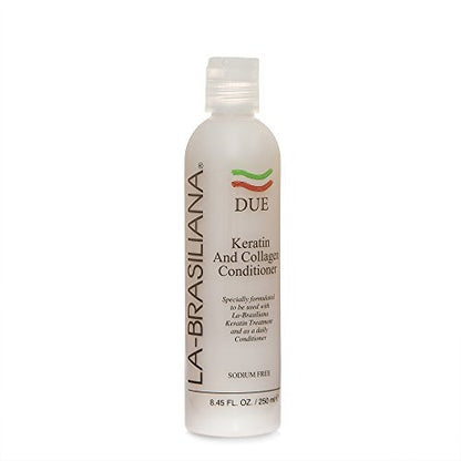 La-Brasiliana Due Keratin & Collagen Conditioner 8,45 fl.oz. – Pflegender Conditioner für geschmeidiges Haar