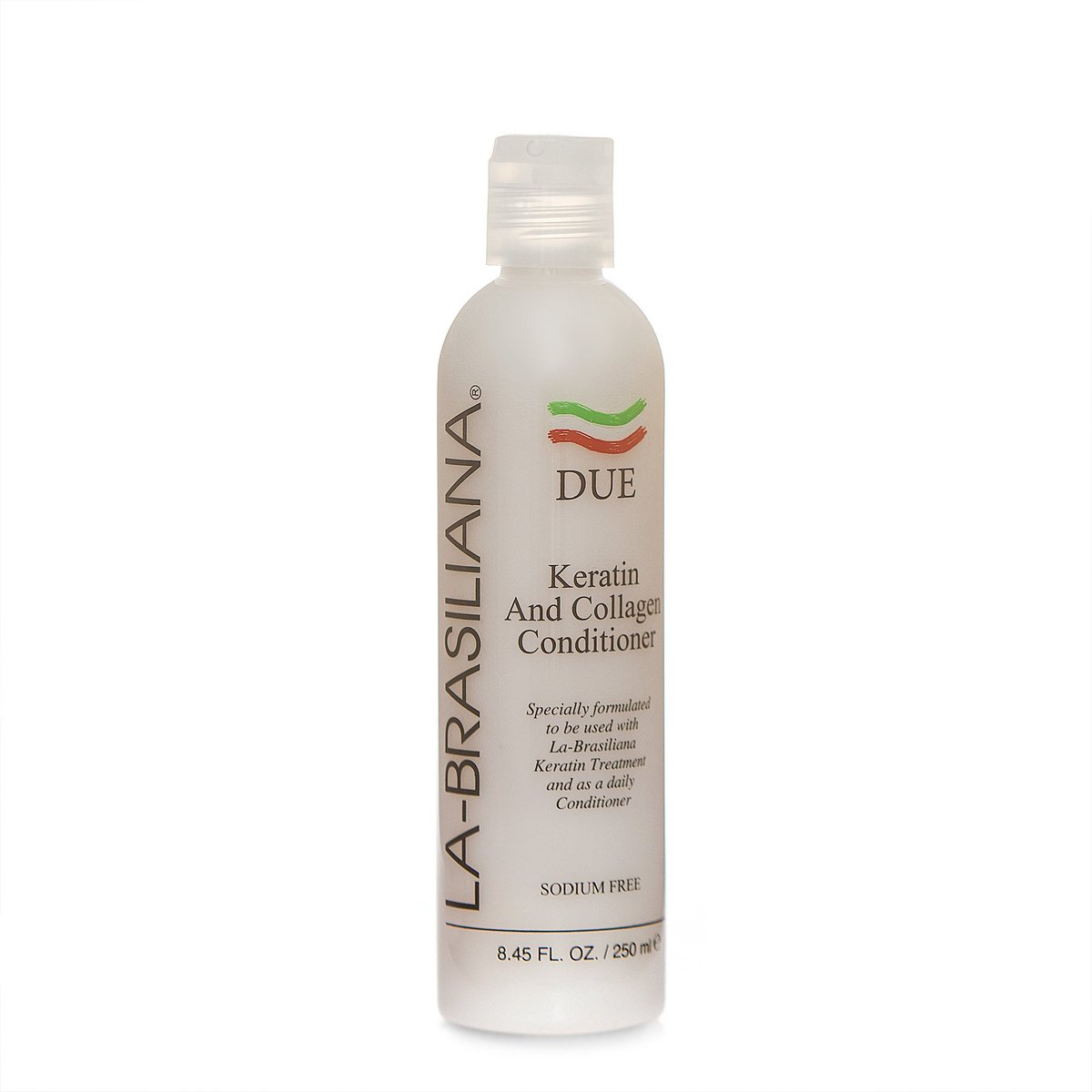 La-Brasiliana Due Keratin & Collagen Conditioner 8,45 fl.oz. – Pflegender Conditioner für geschmeidiges Haar
