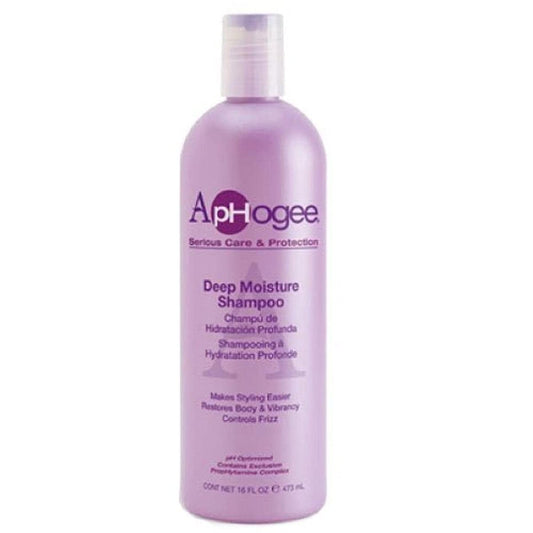 Aphogee Deep Moisture Shampoo – Feuchtigkeitsspendendes Shampoo für trockenes und geschädigtes Haar, 473 ml