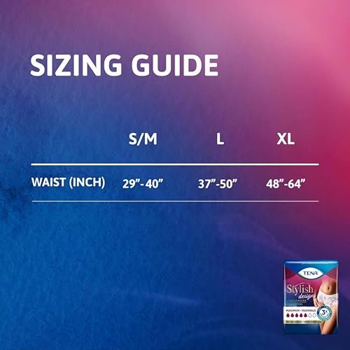 TENA Super Plus Inkontinenzslip für Damen, schwere Saugfähigkeit, X-Large, 1 Packung - 14 Stück