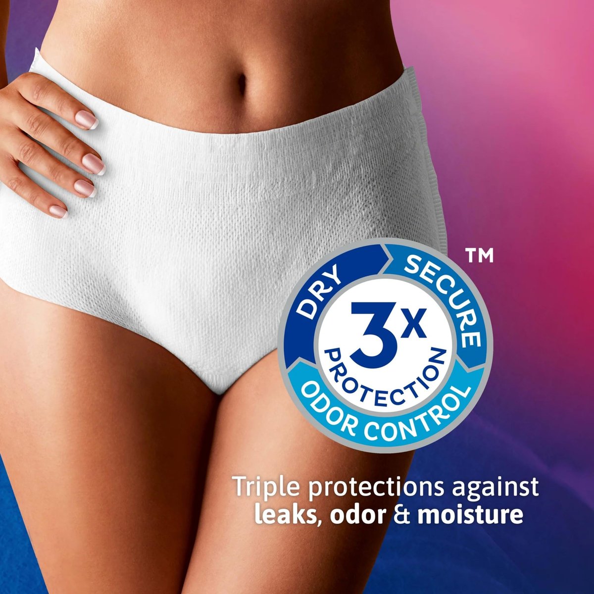 TENA Super Plus Inkontinenzslip für Damen, schwere Saugfähigkeit, X-Large, 1 Packung - 14 Stück