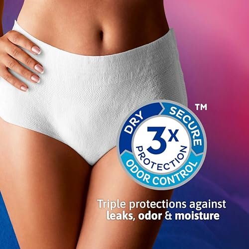 TENA Super Plus Inkontinenzslip für Damen, schwere Saugfähigkeit, X-Large, 1 Packung - 14 Stück