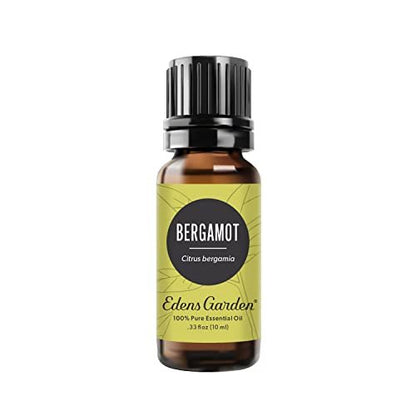 Edens Garden Bergamot Ätherisches Öl – 100% rein, premium, unverdünnt, natürlich, therapeutisch, für Diffuser, Kerzen, Wäsche, kindersicher, 10 ml (0,33 fl oz)