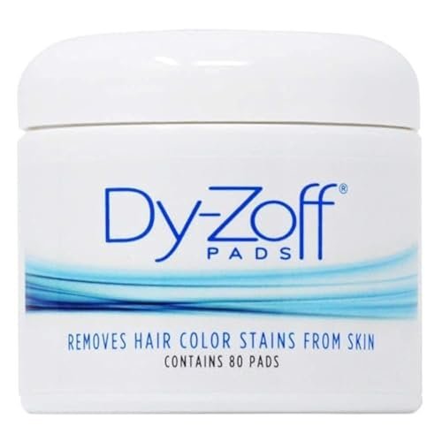 Dy-Zoff Haarfarben-Entferner Tücher (80 Stück) – Professioneller Hautfarbenentferner für Haarfärbemittel – Vorgetränkte Wattepads zur Entfernung von Farbflecken – Schnell wirkend & sanft für gefärbtes Haar