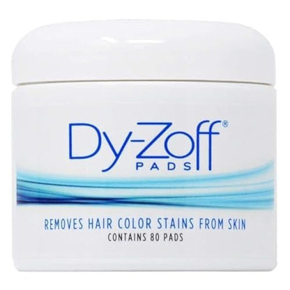 Dy-Zoff Haarfarben-Entferner Tücher (80 Stück) – Professioneller Hautfarbenentferner für Haarfärbemittel – Vorgetränkte Wattepads zur Entfernung von Farbflecken – Schnell wirkend & sanft für gefärbtes Haar