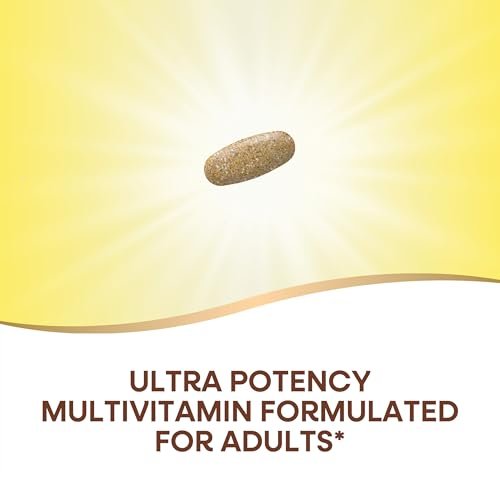 Nature's Way Alive! Erwachsene Ultra Multivitamine – Unterstützt Energiestoffwechsel, Herz- und Muskelfunktion* – mit B-Vitaminen inkl. methyliertem B12 – glutenfrei – 60 Tabletten