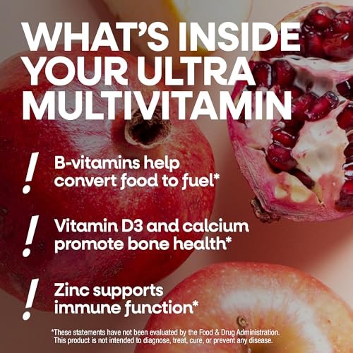 Nature's Way Alive! Men's Once Daily Ultra Potency Multivitamin Tabletten – Hochwertiges Männervitamin für Herz- und Muskelfunktion, B-Vitamine, Zink und Antioxidantien, 60 Tabletten