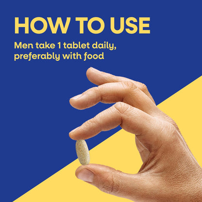 Nature's Way Alive! Men's Once Daily Ultra Potency Multivitamin Tabletten – Hochwertiges Männervitamin für Herz- und Muskelfunktion, B-Vitamine, Zink und Antioxidantien, 60 Tabletten