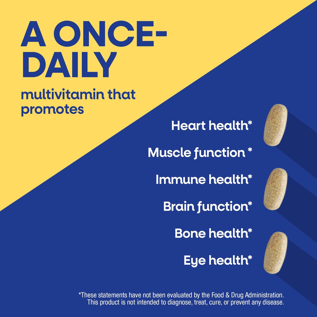 Nature's Way Alive! Men's Once Daily Ultra Potency Multivitamin Tabletten – Hochwertiges Männervitamin für Herz- und Muskelfunktion, B-Vitamine, Zink und Antioxidantien, 60 Tabletten