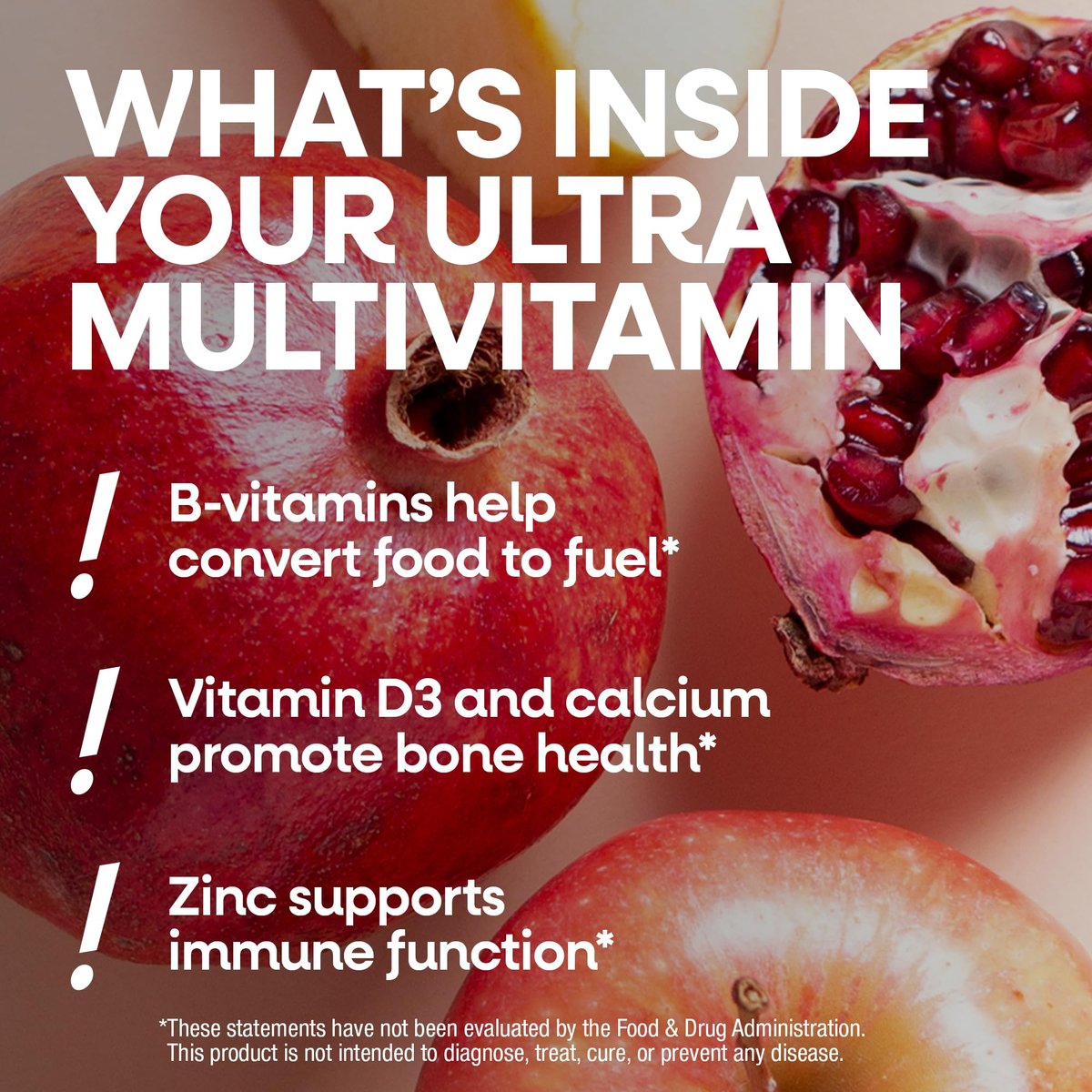 Nature's Way Alive! Ultra Potency Multivitamin für Männer 50 Plus – Hochdosiert mit Vitamin D3, C, E, Methyl B12 – Unterstützt Zellenergie, Herz, Gehirn und Augengesundheit – 60 Tabletten