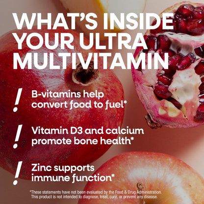 Nature's Way Alive! Ultra Potency Multivitamin für Männer 50 Plus – Hochdosiert mit Vitamin D3, C, E, Methyl B12 – Unterstützt Zellenergie, Herz, Gehirn und Augengesundheit – 60 Tabletten