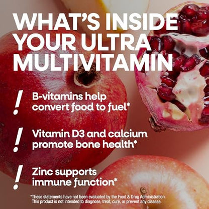 Nature's Way Alive! Ultra Potency Multivitamin für Männer 50 Plus – Hochdosiert mit Vitamin D3, C, E, Methyl B12 – Unterstützt Zellenergie, Herz, Gehirn und Augengesundheit – 60 Tabletten