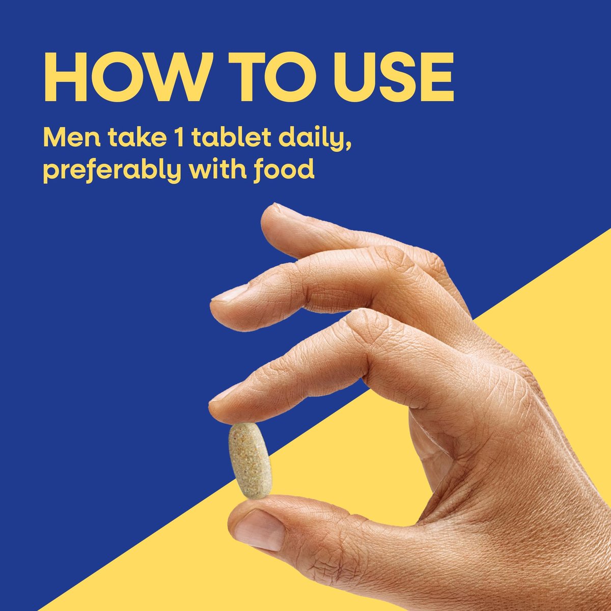 Nature's Way Alive! Ultra Potency Multivitamin für Männer 50 Plus – Hochdosiert mit Vitamin D3, C, E, Methyl B12 – Unterstützt Zellenergie, Herz, Gehirn und Augengesundheit – 60 Tabletten