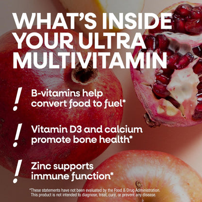 Nature's Way Alive! Ultra Potency Multivitamin für Frauen 50 Plus – Hochpotente Formel mit Vitamin D3, C, E, methyliertem B12 – Unterstützt Herz, Gehirn und Knochengesundheit*, 60 Tabletten