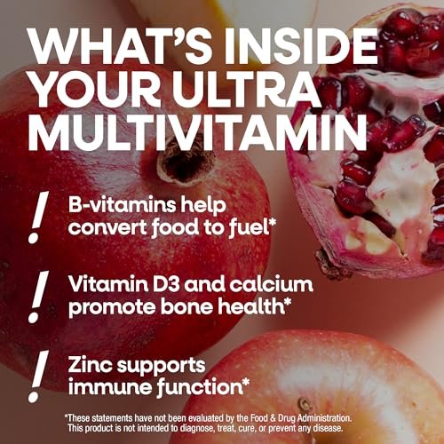 Nature's Way Alive! Ultra Potency Multivitamin für Frauen 50 Plus – Hochpotente Formel mit Vitamin D3, C, E, methyliertem B12 – Unterstützt Herz, Gehirn und Knochengesundheit*, 60 Tabletten