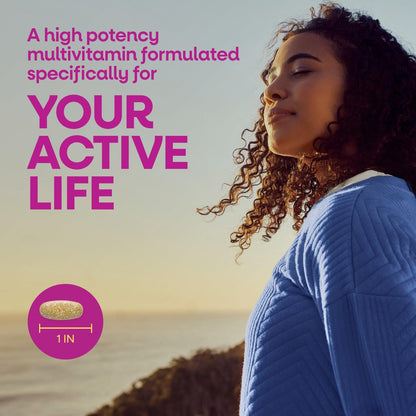 Nature's Way Alive! Ultra Multivitamin für Frauen – Tägliche Frauenvitamine mit hoher Potenz, fördert Energie und Muskelfunktion, Vitamin A, C, D, methyliertes B12, 60 Tabletten