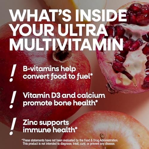 Nature's Way Alive! Ultra Multivitamin für Frauen – Tägliche Frauenvitamine mit hoher Potenz, fördert Energie und Muskelfunktion, Vitamin A, C, D, methyliertes B12, 60 Tabletten