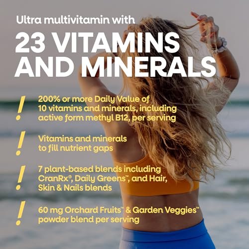 Nature's Way Alive! Ultra Multivitamin für Frauen – Tägliche Frauenvitamine mit hoher Potenz, fördert Energie und Muskelfunktion, Vitamin A, C, D, methyliertes B12, 60 Tabletten