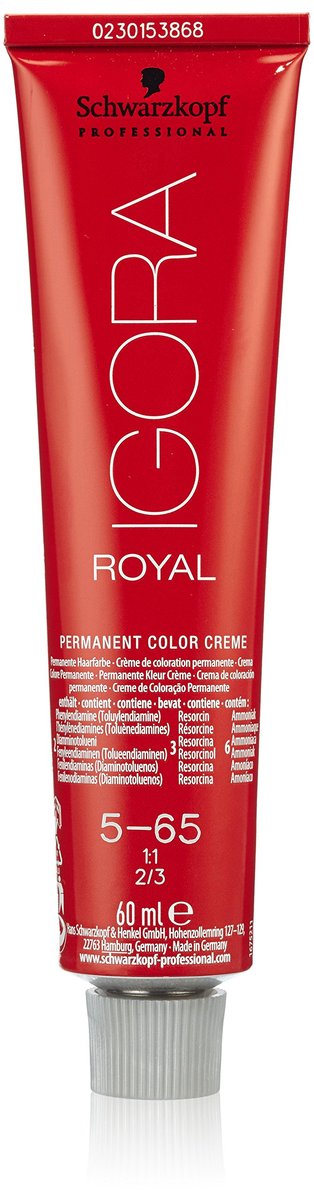 Schwarzkopf Igora Royal 5-65 Hellbraun Schokolade Gold 60ml