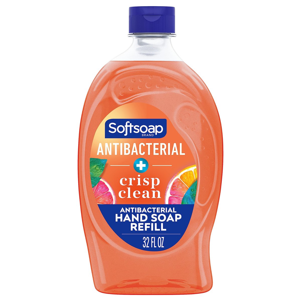 Softsoap Antibakterielle Flüssigseife Nachfüllpackung, Crisp Clean, 946 ml (32 oz)