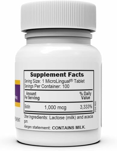 Superior Source Biotin 1000 mcg Mikro-Lingual-Tabletten – 100 Stück, schnell auflösend unter der Zunge, für gesundes Haar, Haut und Nägel, unterstützt den Energiestoffwechsel, Non-GMO