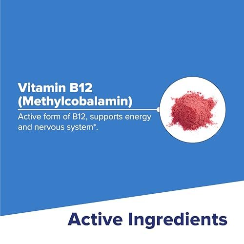 Superior Source No Shot Methylcobalamin B-12 5000 mcg – Vitamin B-12 zur Unterstützung der Energieproduktion, Gehirngesundheit & des allgemeinen Wohlbefindens – Sublingualtabletten für schnelle Absorption – 60 lösliche Tabletten