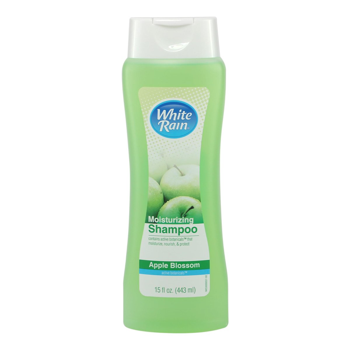 White Rain Feuchtigkeitsshampoo mit Apfelblütenduft – 444 ml, hydratisierendes Shampoo für Männer & Frauen, parabenfrei & tierversuchsfrei mit weißer Lilie, grünem Tee, Reisprotein & Apfelextrakt