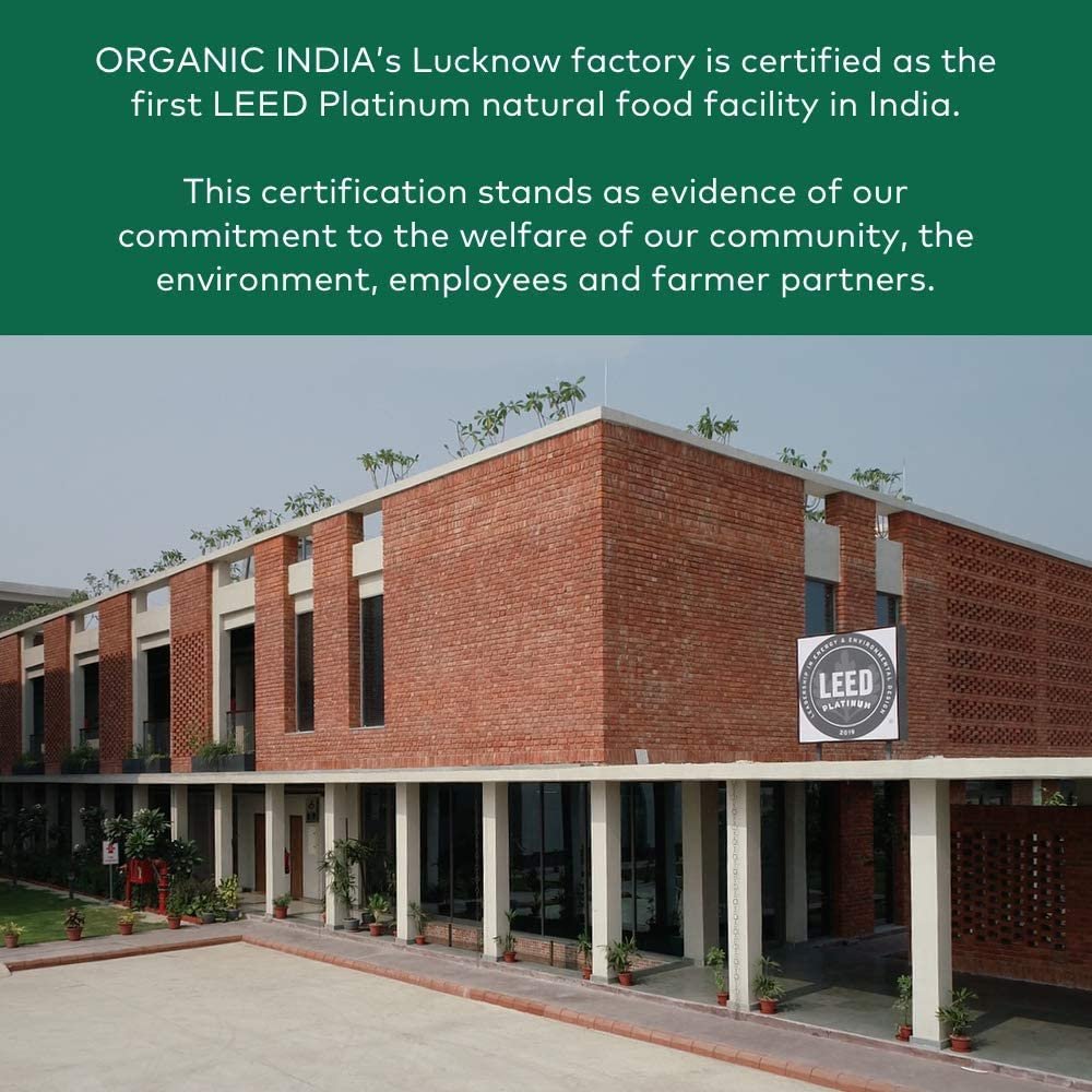 ORGANIC INDIA Leber-Nieren-Kräuterergänzung – Entgiften & Regenerieren, Unterstützt gesunde Leber- und Nierenfunktion, Vegan, Glutenfrei, Koscher, USDA Bio, Non-GMO – 90 Kapseln