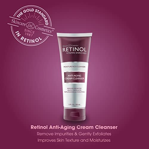 Retinol LIVAURA Anti-Aging Cream Cleanser – Sanfte Gesichtsreinigung für Frauen, feuchtigkeitsspendender Gesichtsreiniger für trockene, fettige & empfindliche Haut, tägliche Gesichtswäsche & Creme-Reiniger für die Hautpflegeroutine