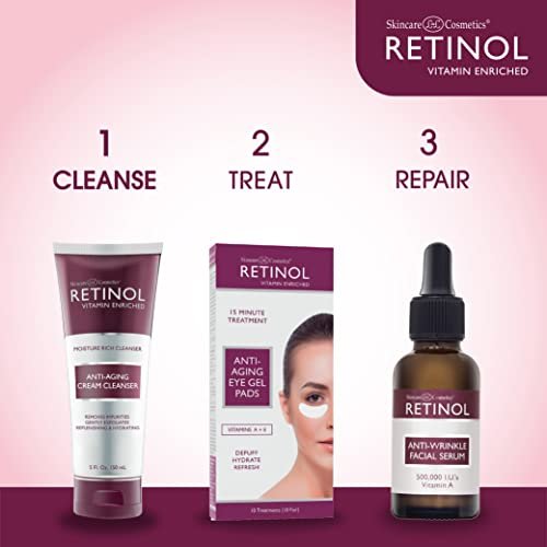 Retinol LIVAURA Anti-Aging Cream Cleanser – Sanfte Gesichtsreinigung für Frauen, feuchtigkeitsspendender Gesichtsreiniger für trockene, fettige & empfindliche Haut, tägliche Gesichtswäsche & Creme-Reiniger für die Hautpflegeroutine
