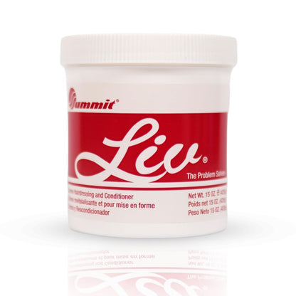 LIV Summit Creme Haarpflege & Conditioner für trockenes, strukturiertes Haar – Tiefenfeuchtigkeit, Haarbruchschutz, Pflege für Styling, Geschmeidigkeit & Kämmbarkeit – 425 g, langanhaltende Feuchtigkeit