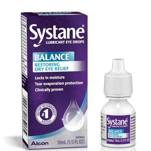 Systane Balance Benetzende Augentropfen, 10 ml – Langanhaltende Linderung bei Trockenen Augen