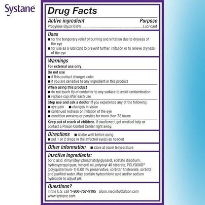 Systane Balance Benetzende Augentropfen, 10 ml – Langanhaltende Linderung bei Trockenen Augen