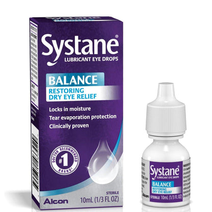 Systane Balance Benetzende Augentropfen, 10 ml – Langanhaltende Linderung bei Trockenen Augen