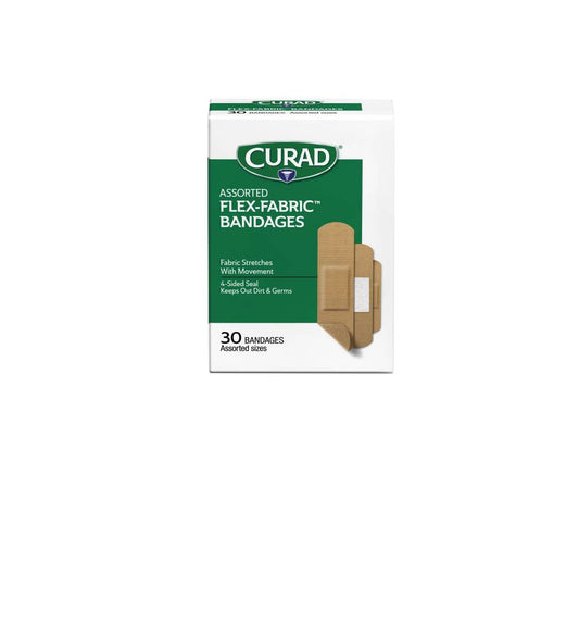 Curad Flex-Fabric Pflaster, verschiedene Größen, 30 Stück