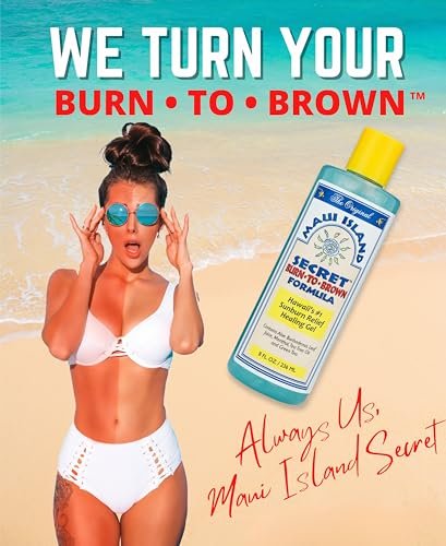 Maui Island Secret Burn to Brown Formula 8 oz – Sonnenbrand-Lotion für intensive Bräune