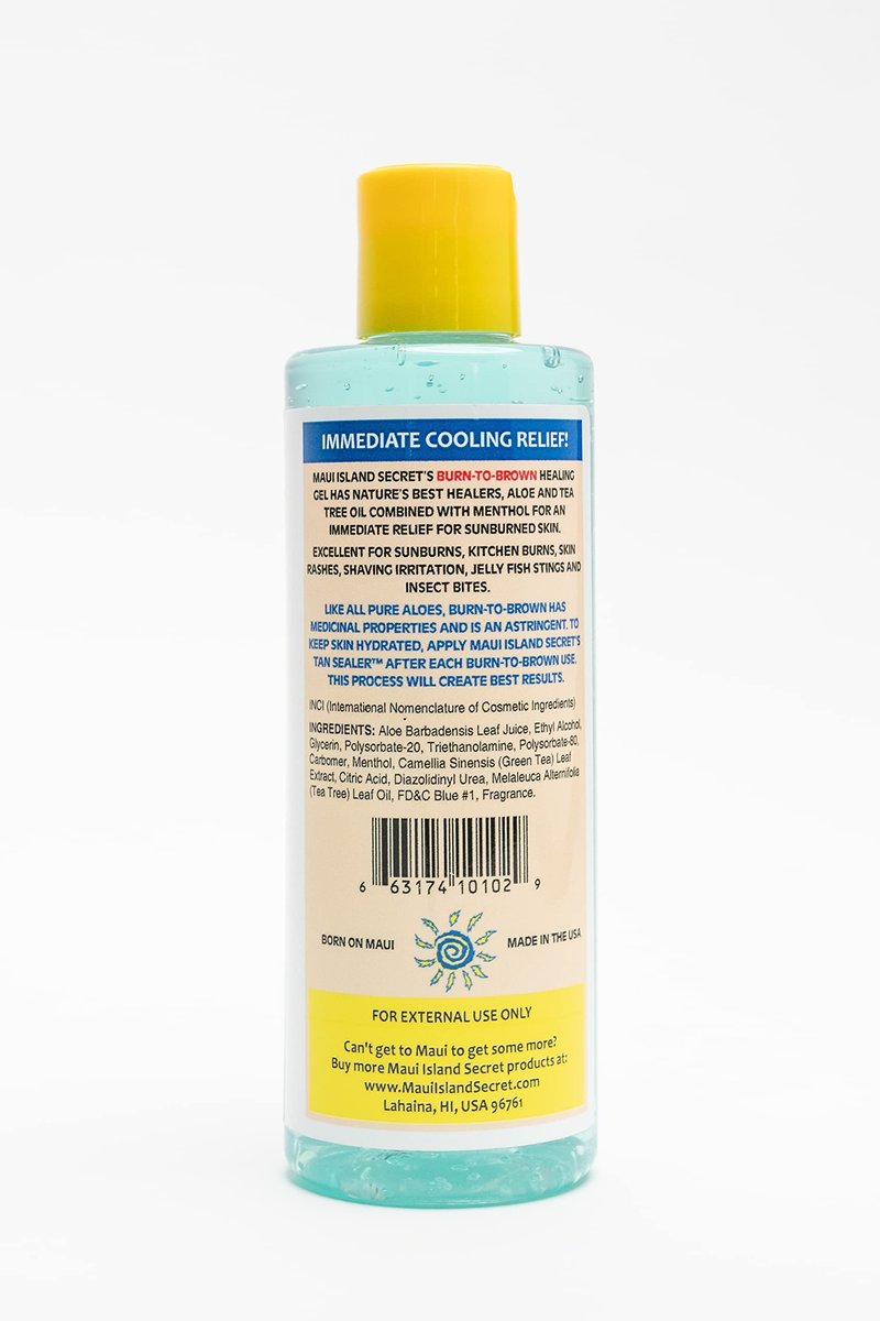 Maui Island Secret Burn to Brown Formula 8 oz – Sonnenbrand-Lotion für intensive Bräune