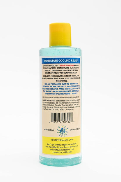 Maui Island Secret Burn to Brown Formula 8 oz – Sonnenbrand-Lotion für intensive Bräune